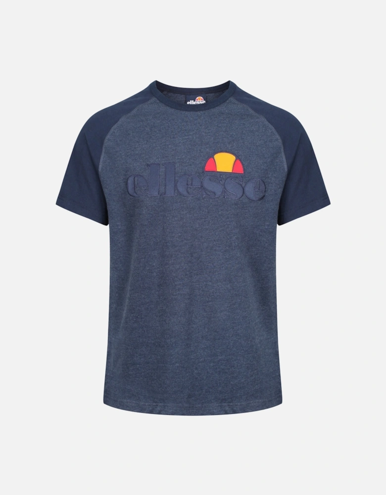 Coper Raglan Sleeve T-Shirt | Navy Marl