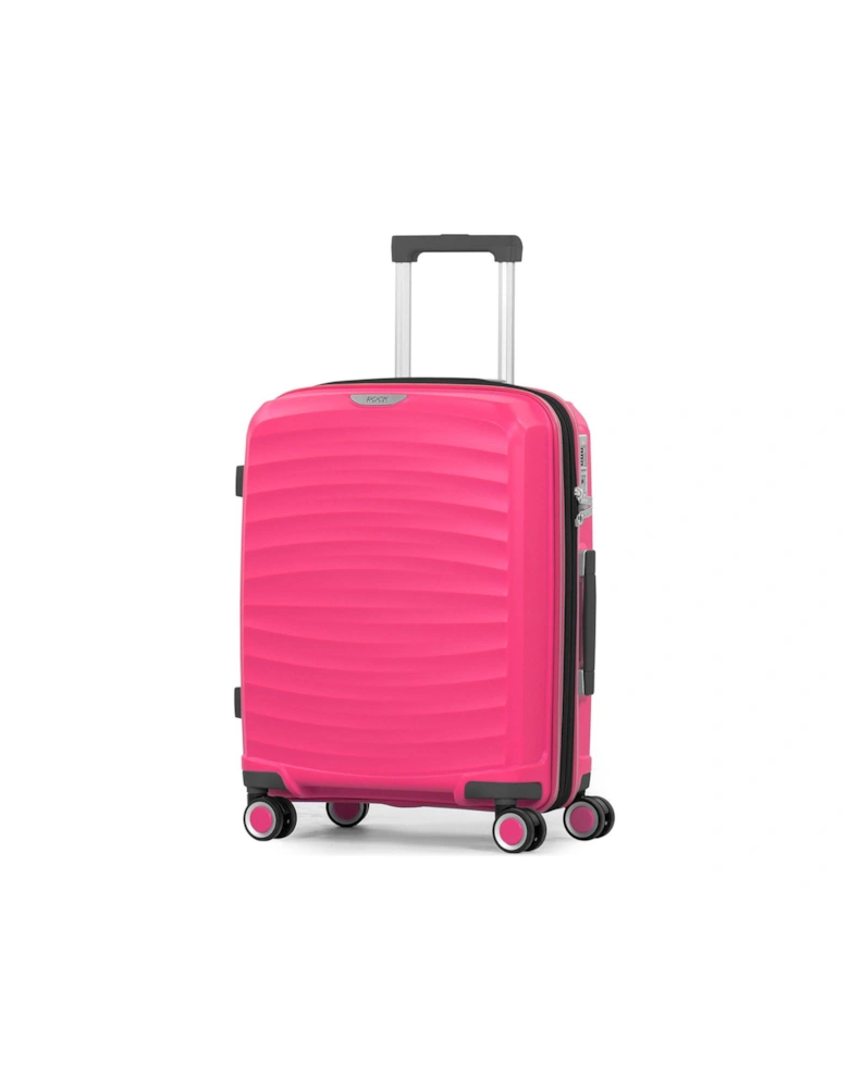 Sunwave Carry-on 8-Wheel Suitcase - Pink