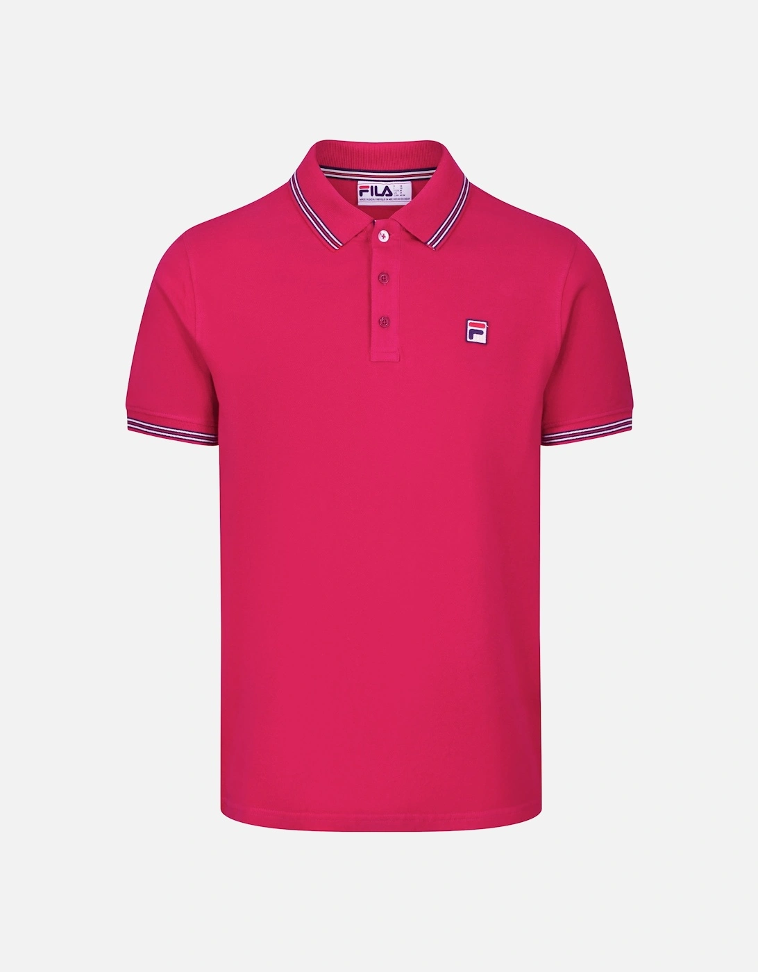 Matcho Tipped Polo Shirt | Cerise, 4 of 3