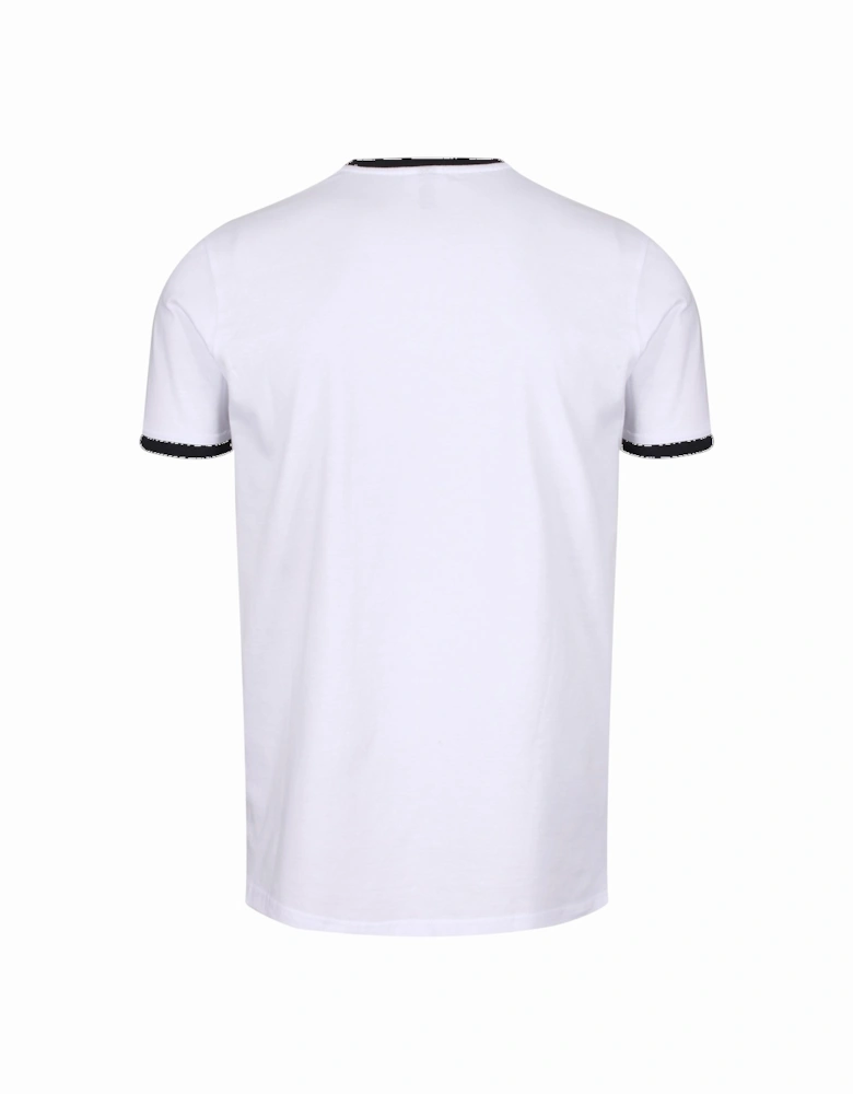 Meduno Ringer T-Shirt | White/Black