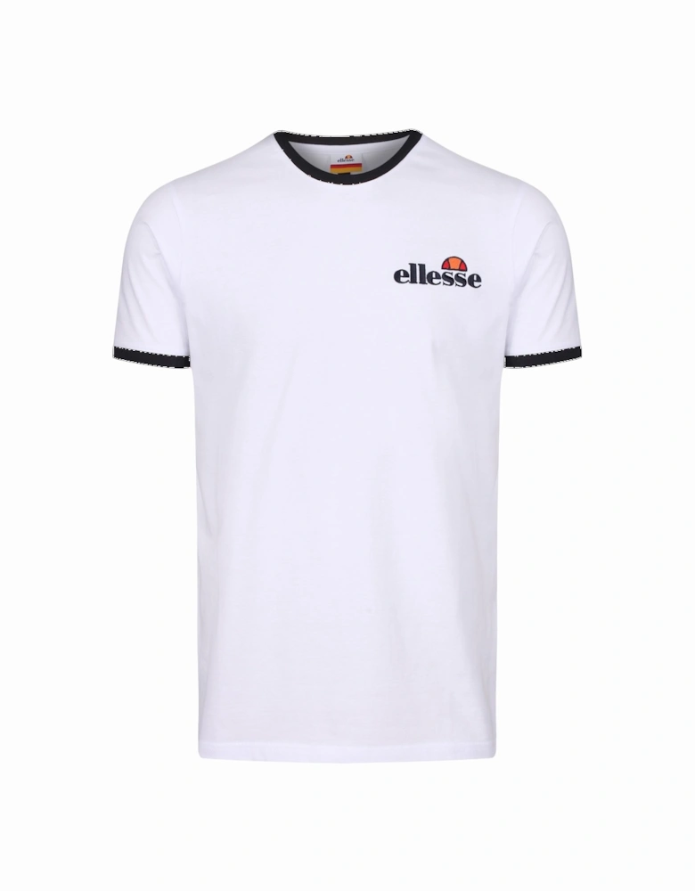 Meduno Ringer T-Shirt | White/Black