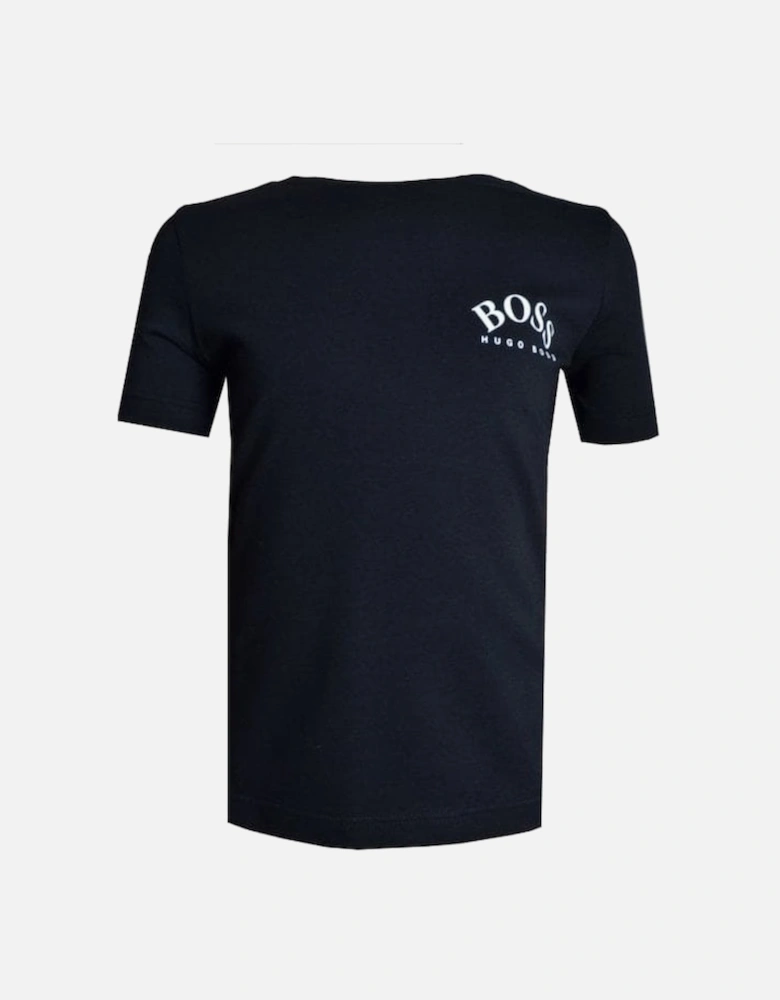 Boy's Black Slim Fit T-shirt