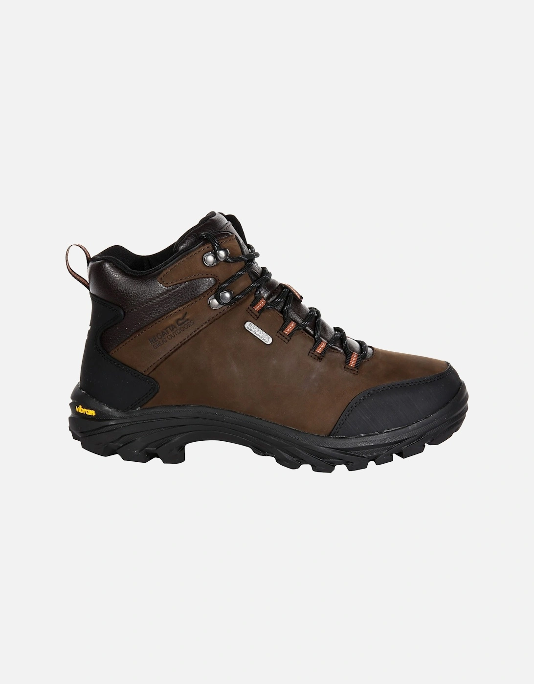 Great Outdoors Mens Burrell Leather Hiking Boots