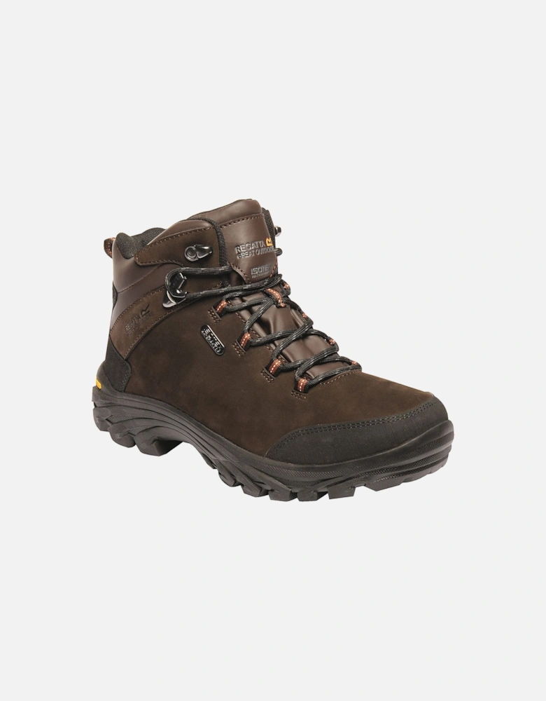 Great Outdoors Mens Burrell Leather Hiking Boots