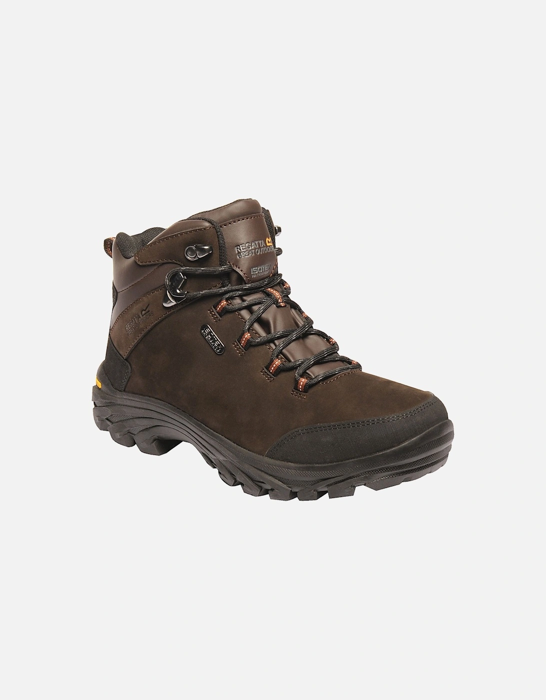 Great Outdoors Mens Burrell Leather Hiking Boots, 5 of 4