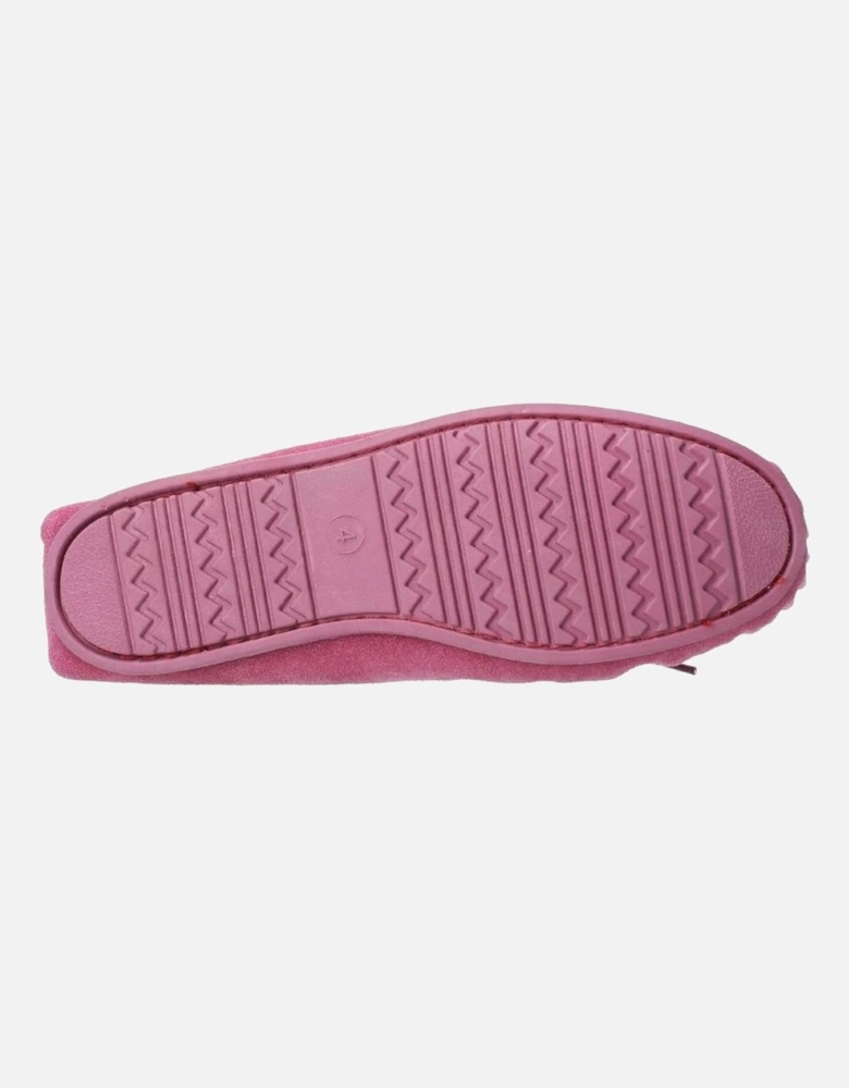 Womens/Ladies Allie Slip On Leather Slipper