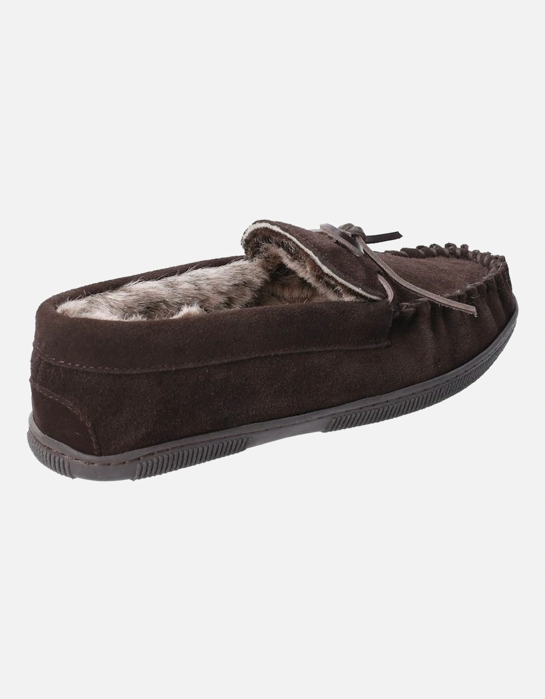 Mens Ace Slip On Leather Slipper