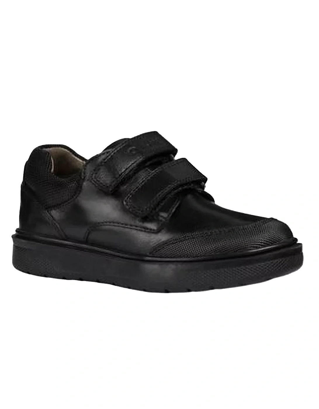 Boys Leather Riddock Touch Fastening Shoe, 6 of 5