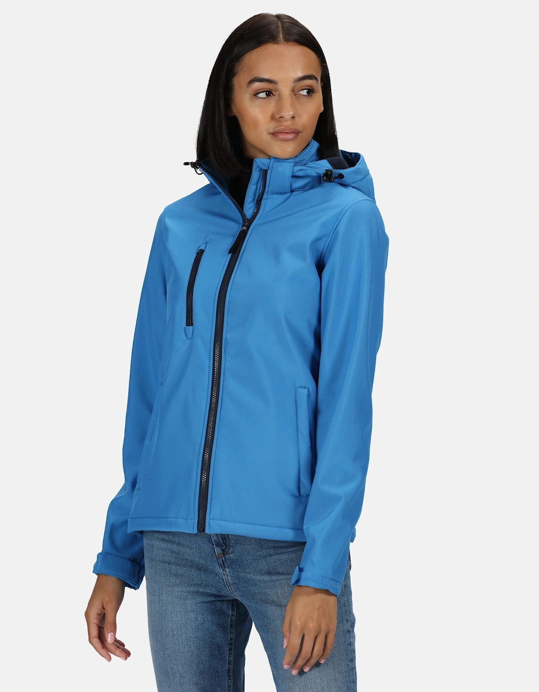 Regatta Professional Women's Baby Blue 3 Layer Membrane Soft Shell Jacket In | : Size 16 - Image 2