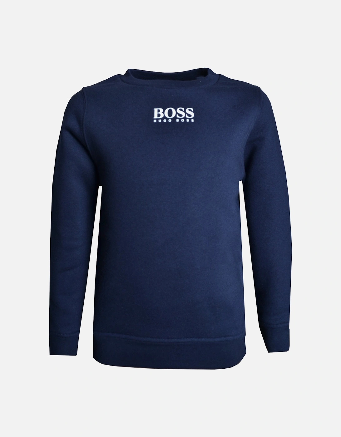 Boy's Navy Sweatshirt, 4 of 3