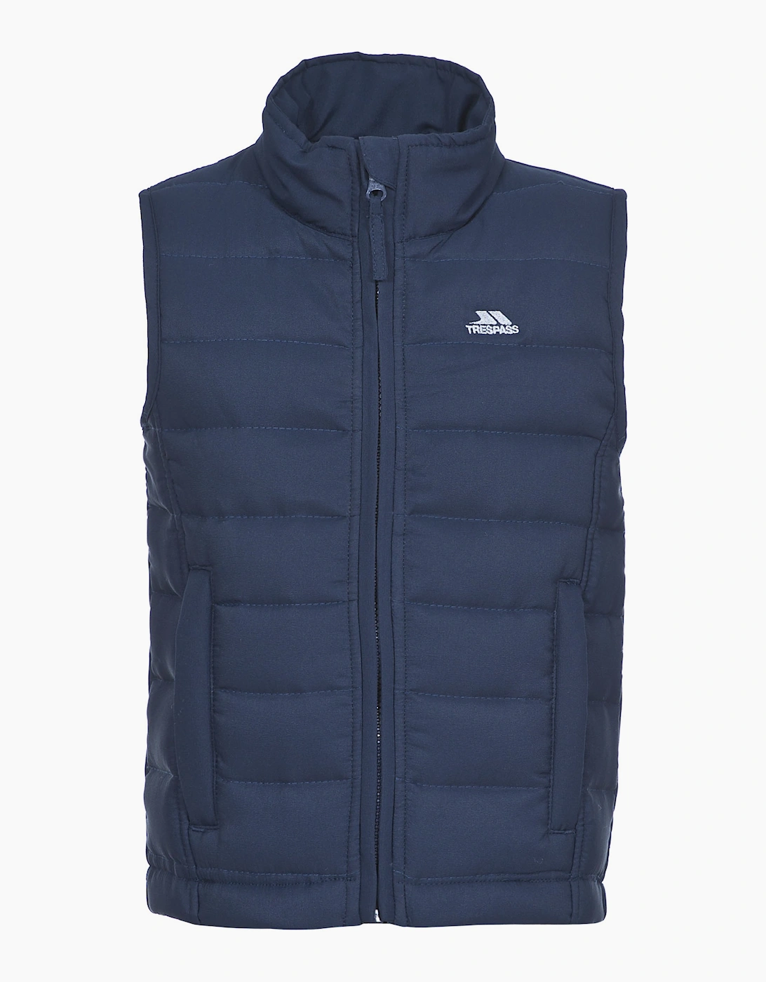Trespass Unisex Navy Childrens/ Jadda Quilted Sleeveless Gilet  7 Years/8 Years Size 7-8 Years Kids