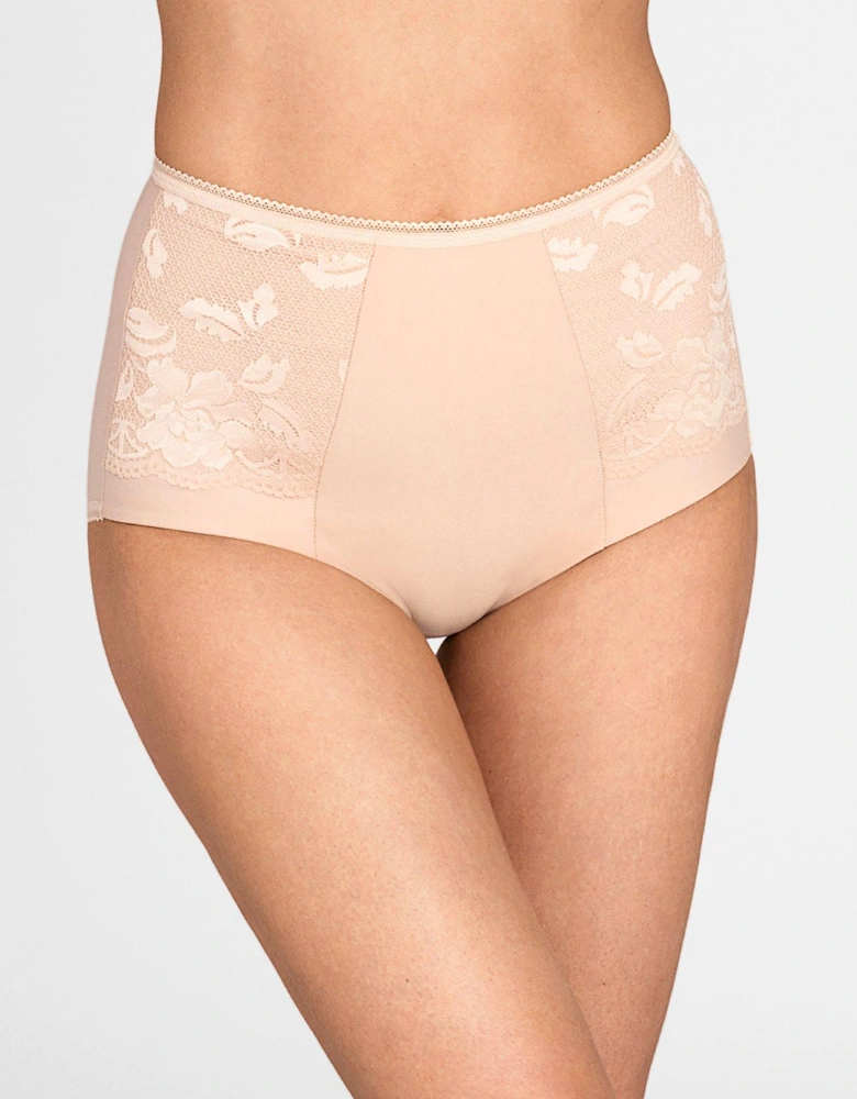 Lovely Lace Panty Girdle - Beige