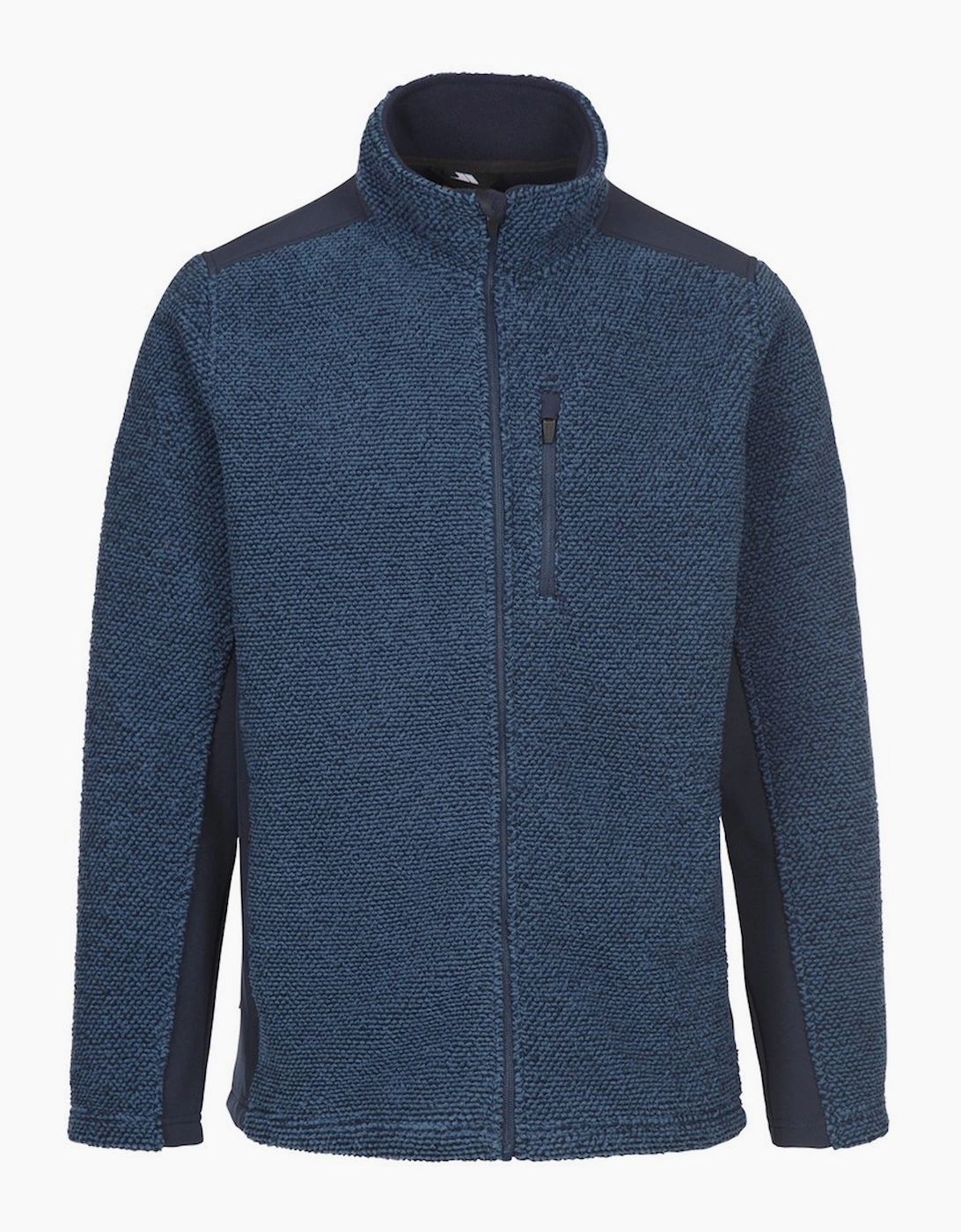 Trespass Men's Smokey Blue Stripe Farantino Fleece Jacket - : S
