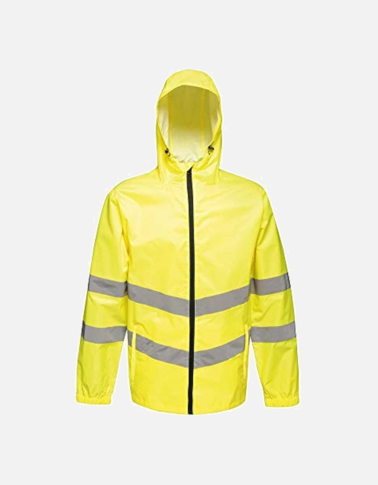 Unisex Hi Vis Pro Packaway Reflective Work Jacket