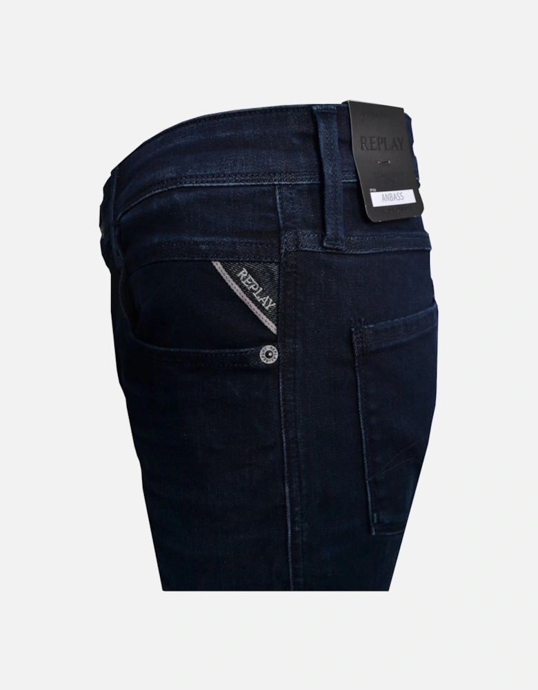 Anbass Dark Indigo Slim Fit Denim Jeans