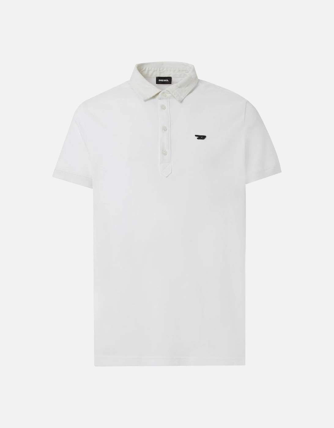 T-Miles-New Polo Shirt with Demin Collar White, 3 of 2