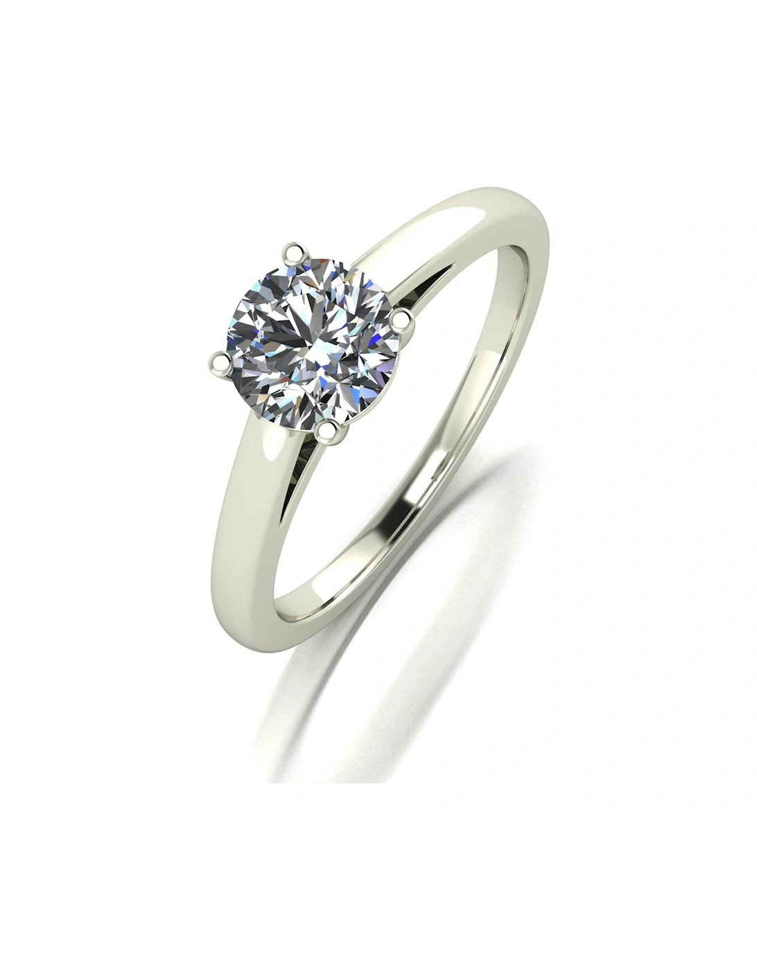 Lady Lynsey 9ct White Gold 1.00ct Solitaire Ring, 3 of 2