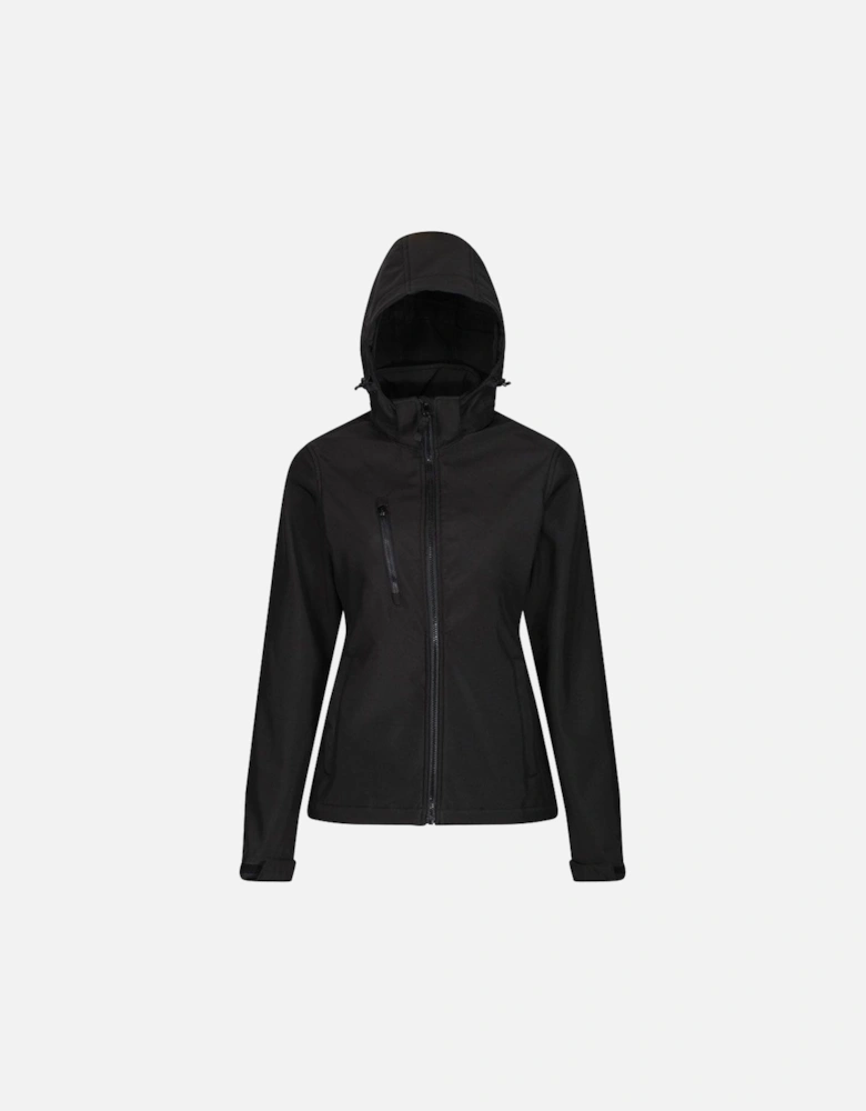 Womens/Ladies Venturer Hooded Soft Shell Jacket