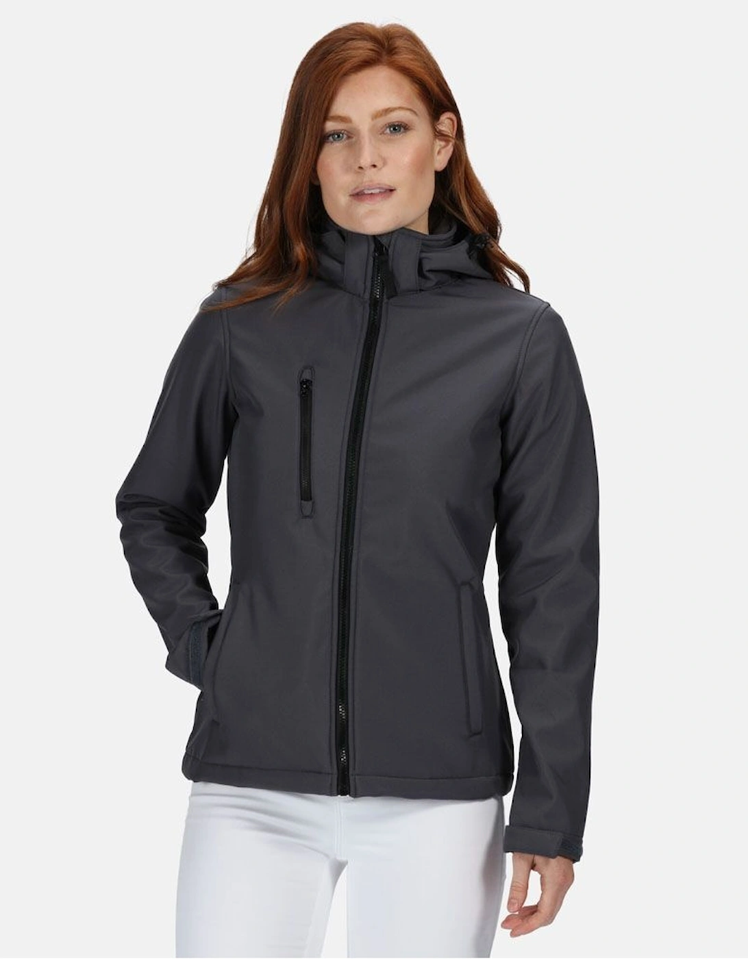 Womens/Ladies Venturer Hooded Soft Shell Jacket