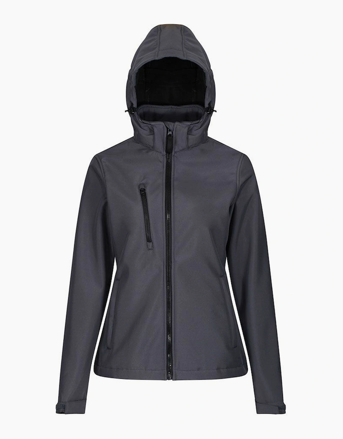 Regatta Women's Grey / Venturer Hooded Soft Shell Jacket  20 Size 20 Uk