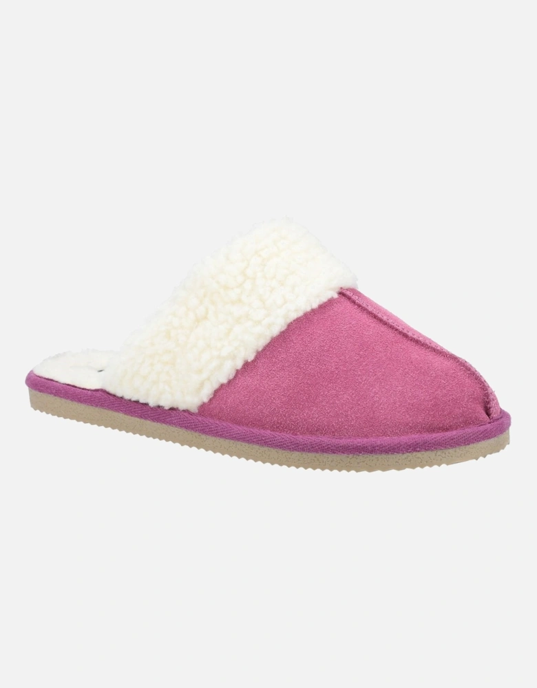 Womens/Ladies Arianna Suede Slippers