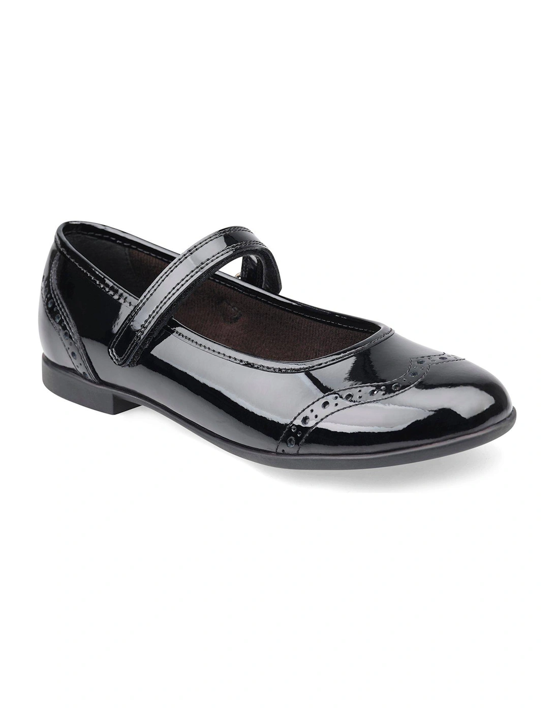 Impress Patent Leather Girls Mary Jane School Shoes - Black, 2 of 1