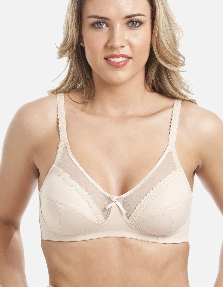 Beige Full Cup Non Wired T-Shirt Bra