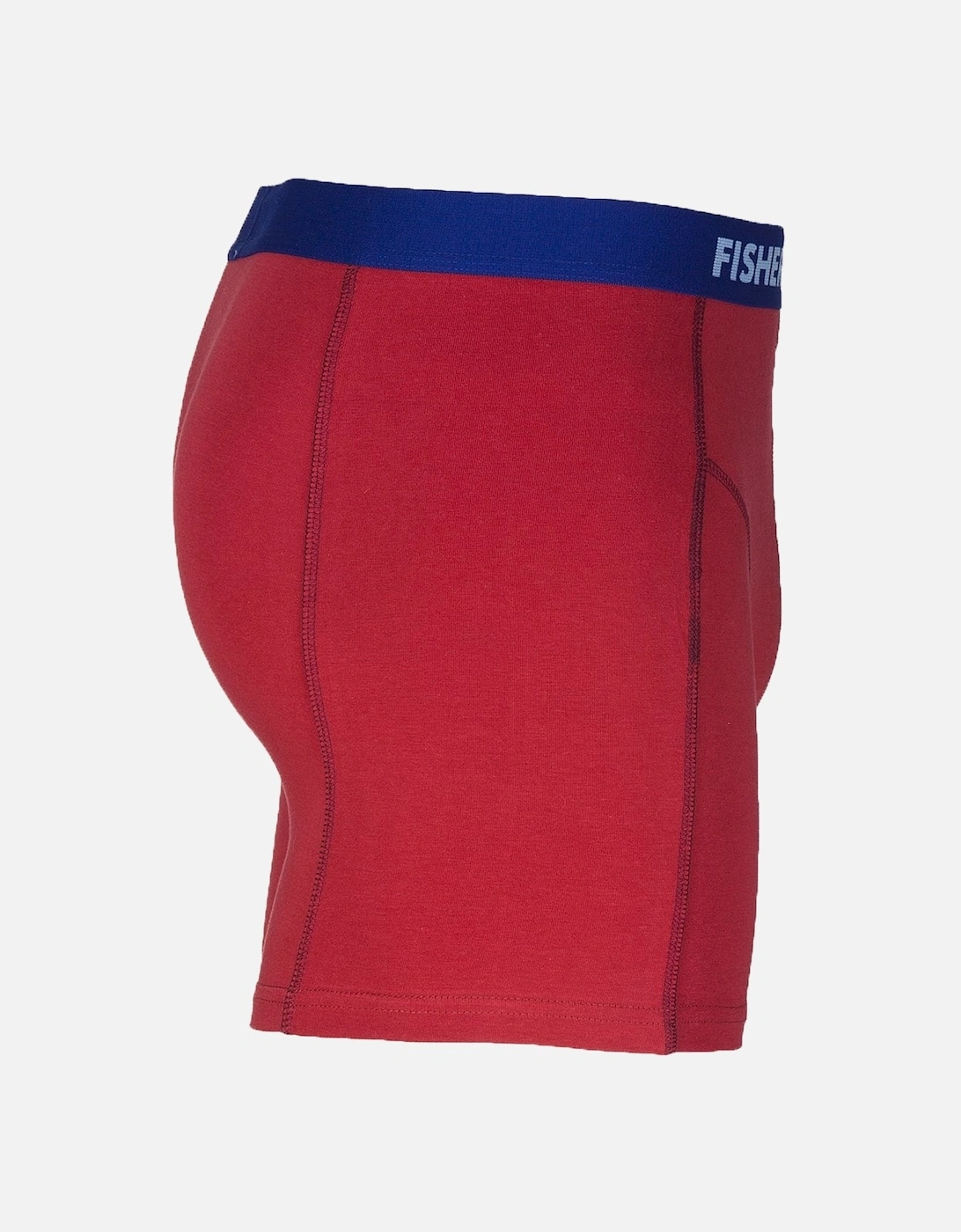 Mens Cotton Stretch Red 3 Pack Boxer Shorts