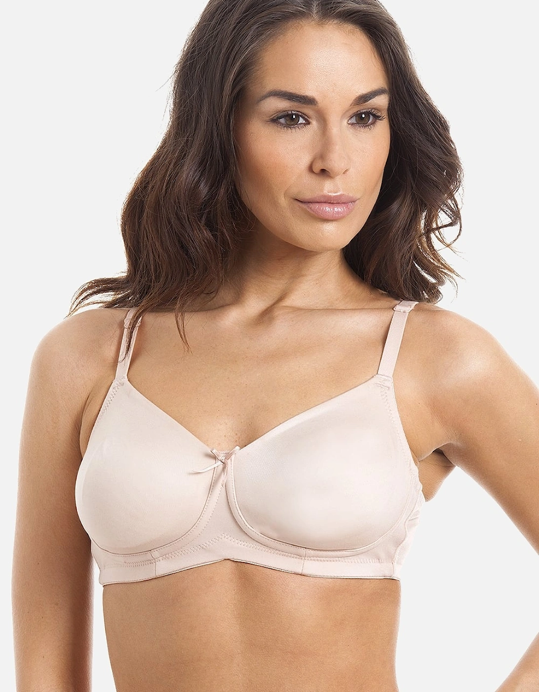 Womens Pink Supreme Comfort Non Wired Bra, 7 of 6