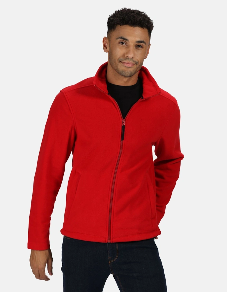 Mens Plain Micro Fleece Full Zip Jacket (Layer Lite)