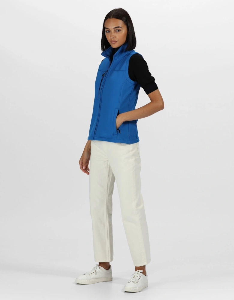 Womens/Ladies Flux Softshell Bodywarmer / Sleeveless Jacket (Water Repellent & Wind Resistant)