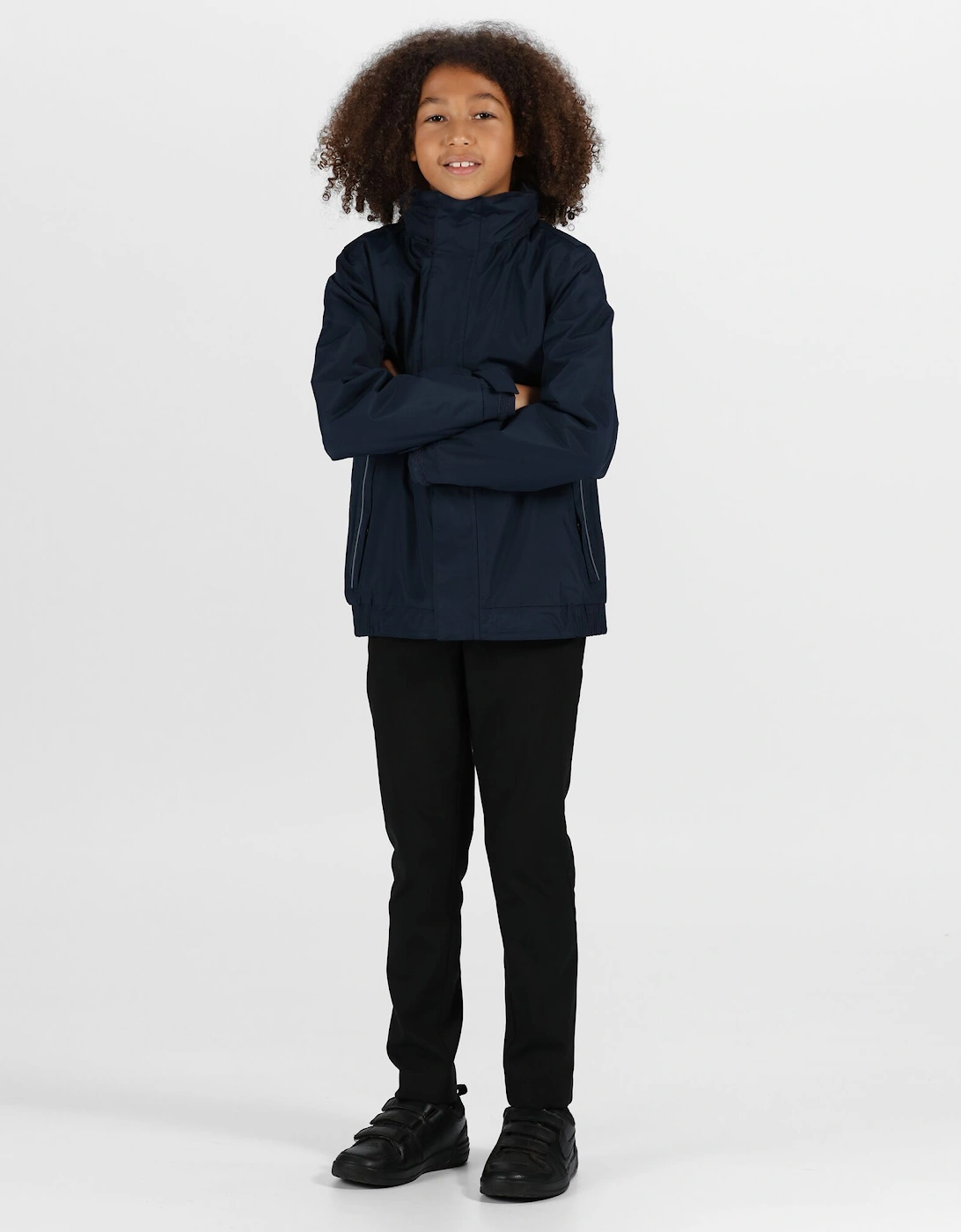 Regatta Unisex Navy Professional /Childrens Waterproof Windproof Dover Jacket - Size: 3 Years Kids