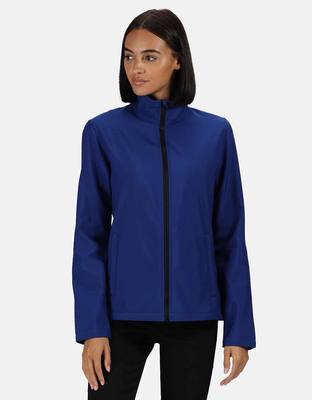 Regatta Women's Blue Standout / Ablaze Printable Soft Shell Jacket - : Size 18