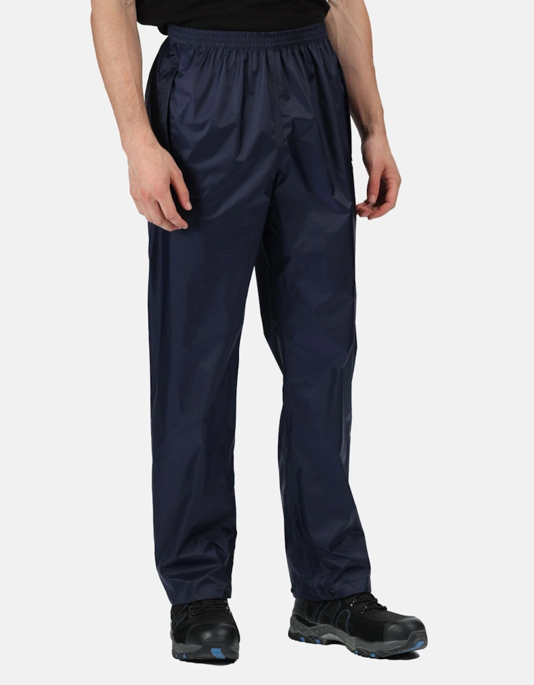 Pro Mens Packaway Waterproof Breathable Overtrousers