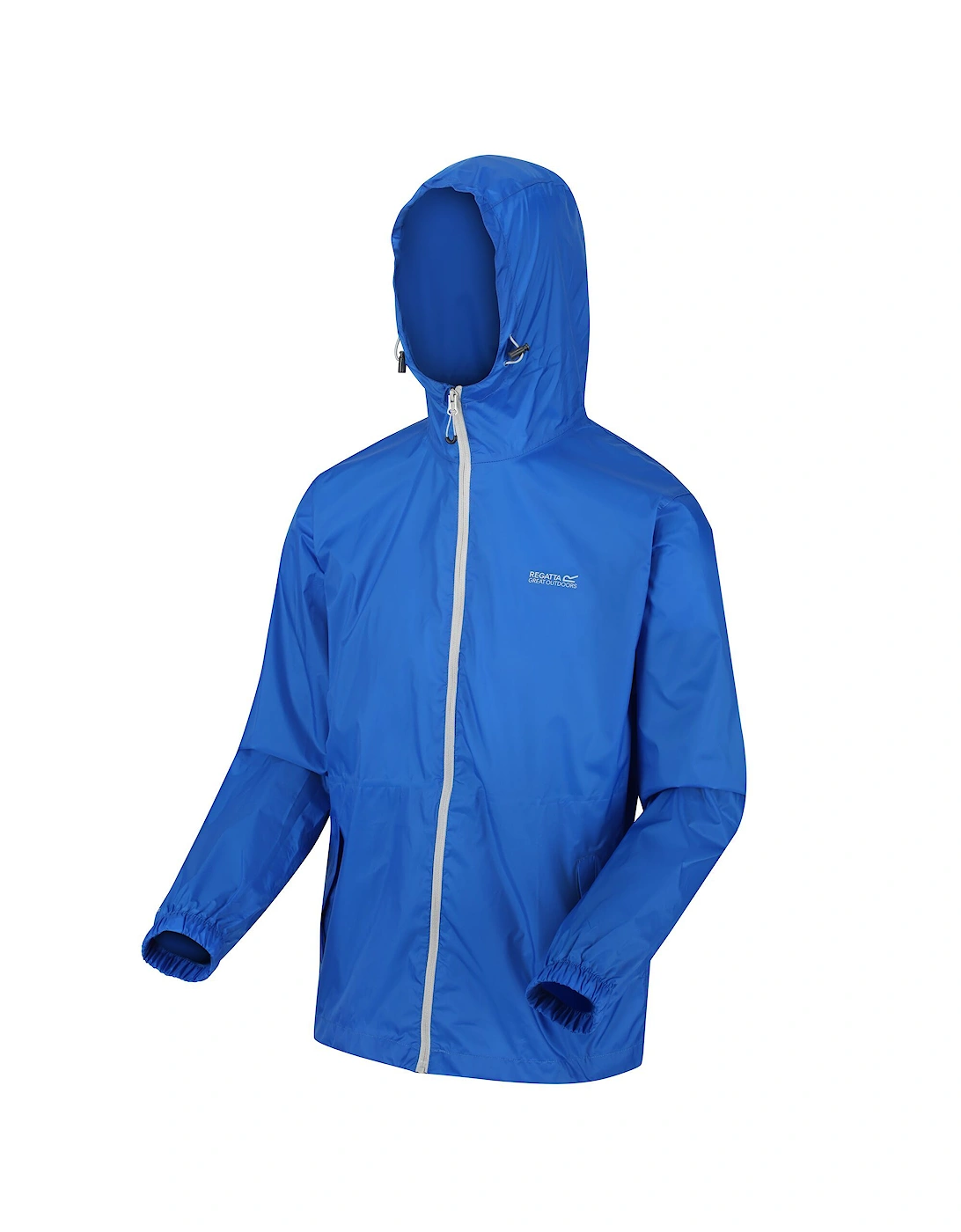 Regatta - Men's - Pack It III Waterproof Jacket - Blue - Image 3