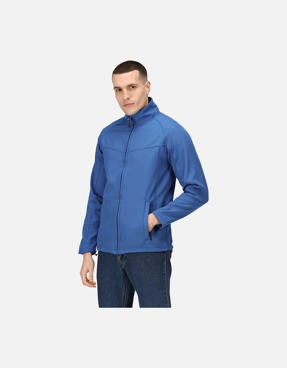 Uproar Mens Softshell Wind Resistant Fleece Jacket