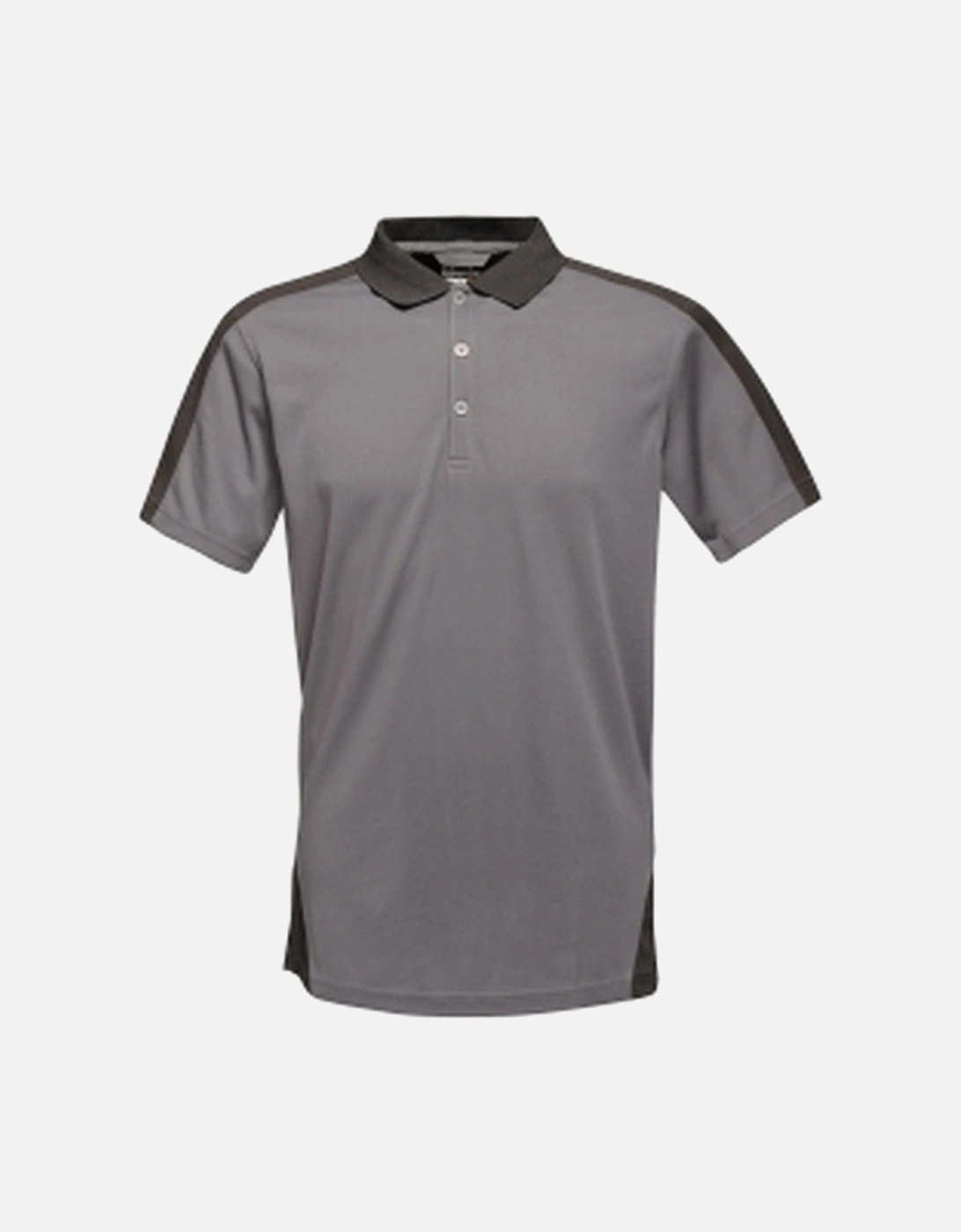 Mens Contrast Coolweave Polo Shirt, 6 of 5