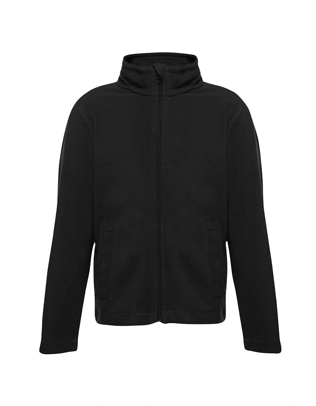Regatta Boys Black  Childrens/ Brigade Ii Micro Fleece Jacket - Size 7 Years/8 Years Kids