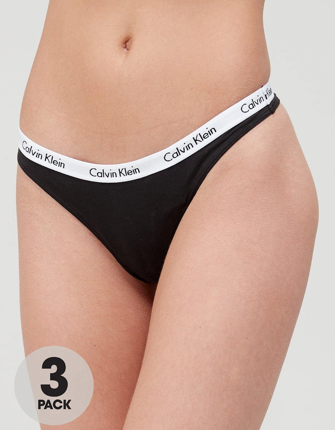 3 Pack Thong - Black, 4 of 3