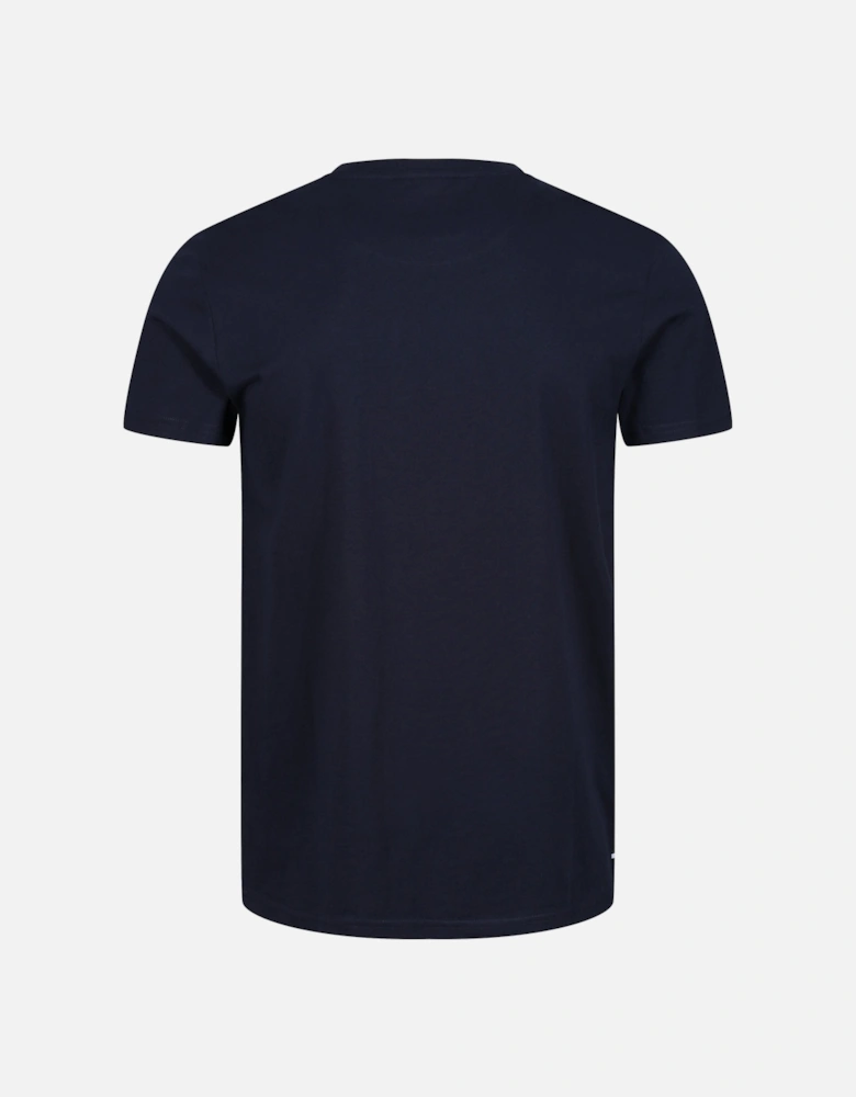 Fusee Graphic Print T-Shirt | Navy