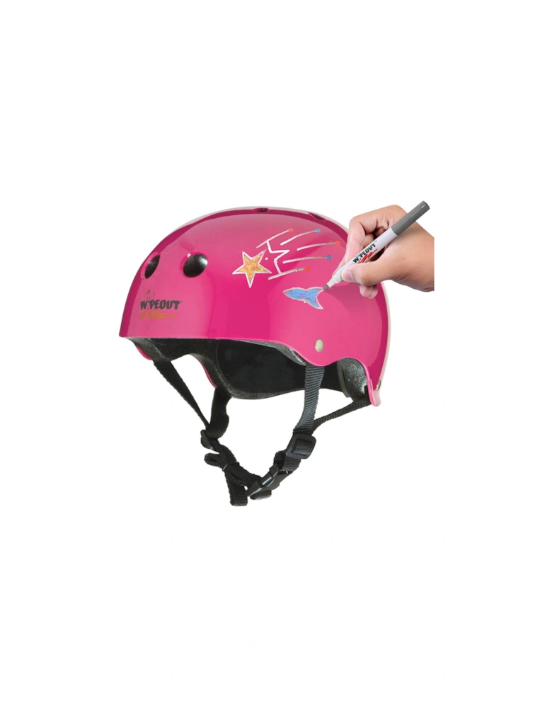 Helmet - Neon Pink, Age 5+