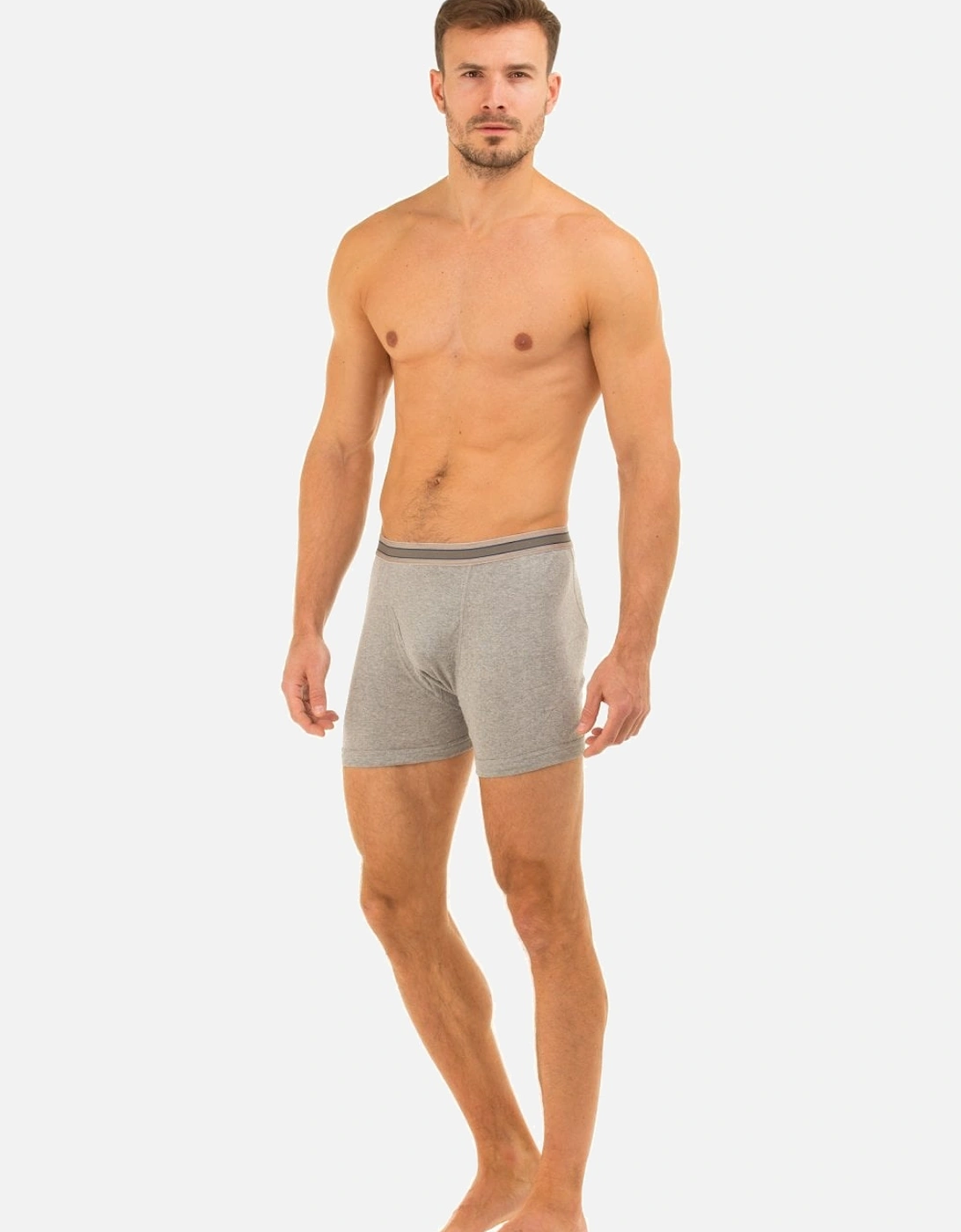 Mens Three Pack Grey Boxer Briefs, 2 of 1