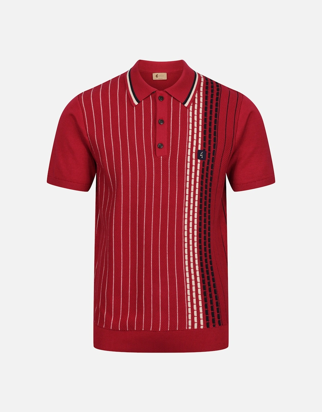Widmark Knitted Polo Shirt | Tayberry, 4 of 3