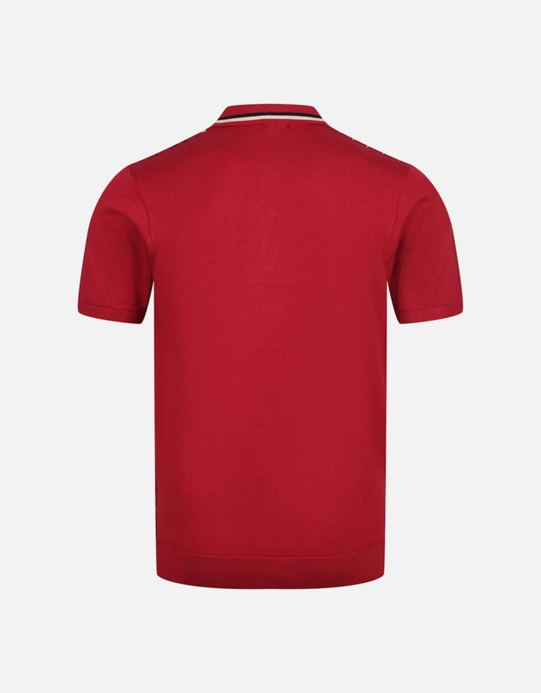 Widmark Knitted Polo Shirt | Tayberry