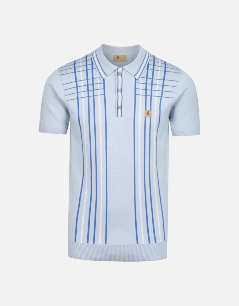 Bale Knitted Polo Shirt | Ice