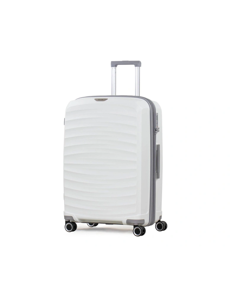 Sunwave 8-Wheel Suitcase Medium - White