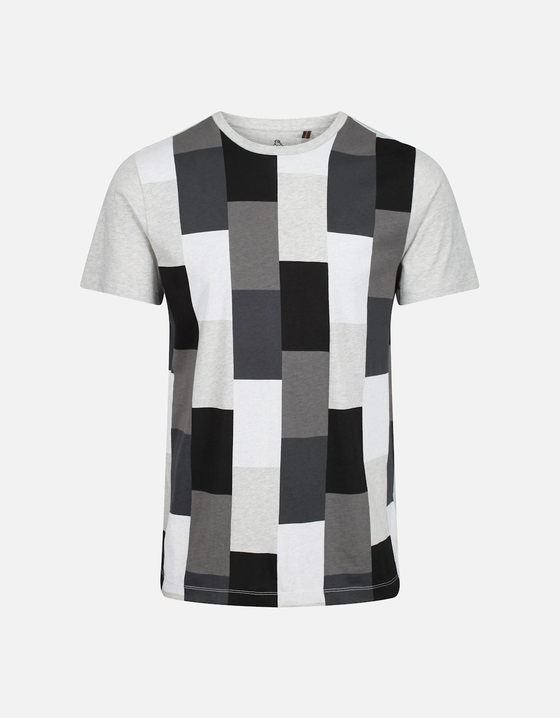 Gusty Geometric Print T-Shirt | Marl Grey Mix, 4 of 3