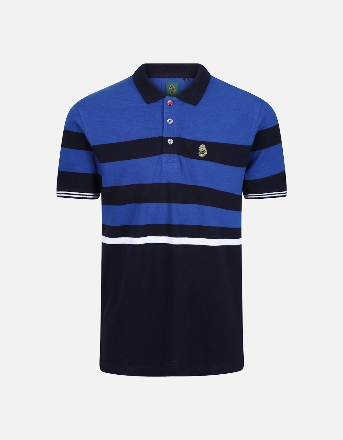 New Mead Striped Polo Shirt | Very Dark Navy, 4 of 3