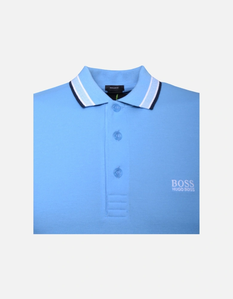 Aqua Blue Mens Paddy Polo Shirt
