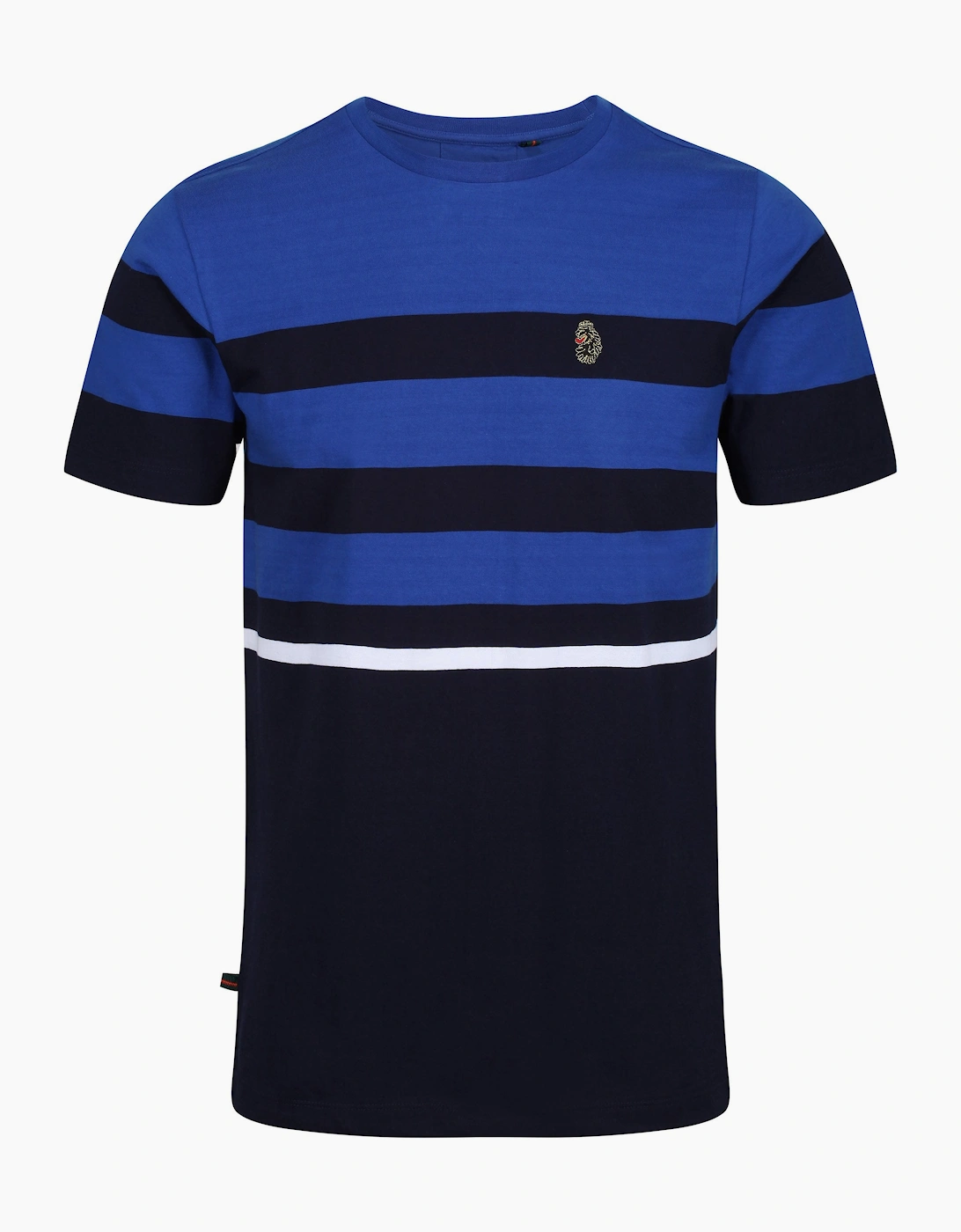 Luke Sport Luke Sport Men's Stride Striped T-Shirt | Very Dark Navy - Blue